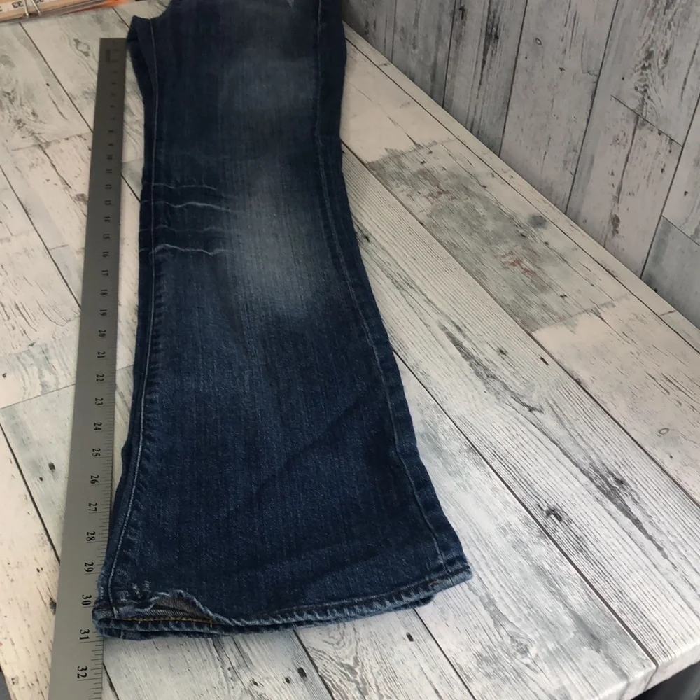 Polo by Ralph Lauren Kelly Stretch Bootcut Distressed Jeans Size 2/26 - Picture 9 of 13